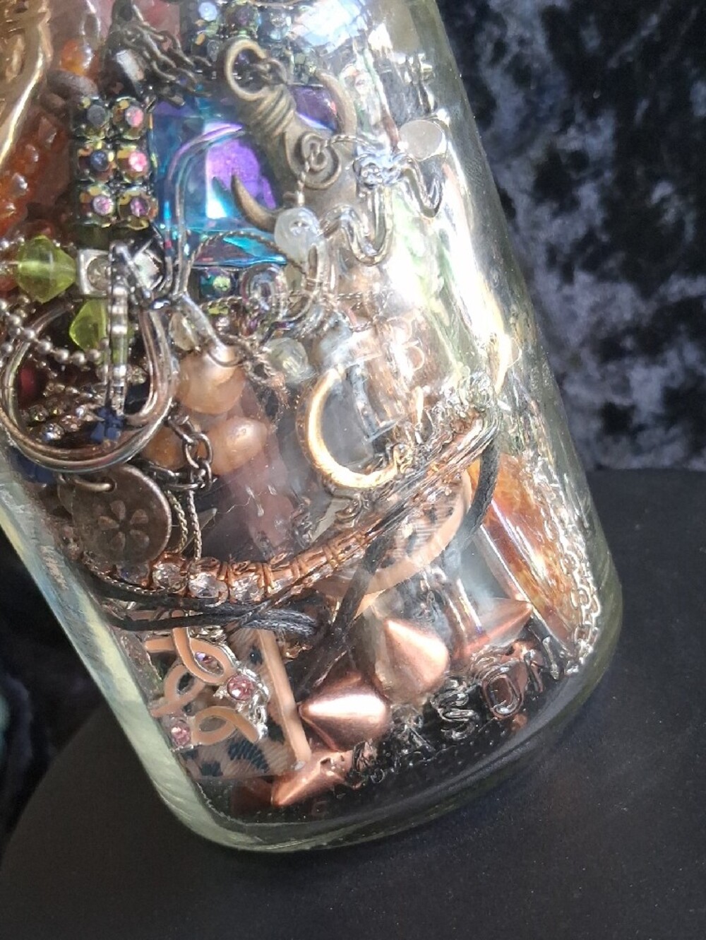 Mystery Jewelry Jar. Loaded Rings Earrings Bracelets & Necklaces.